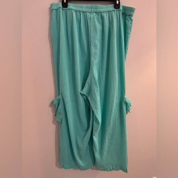 April Cornell Aqua / Cotton Travel Pant - Picture 3 of 9